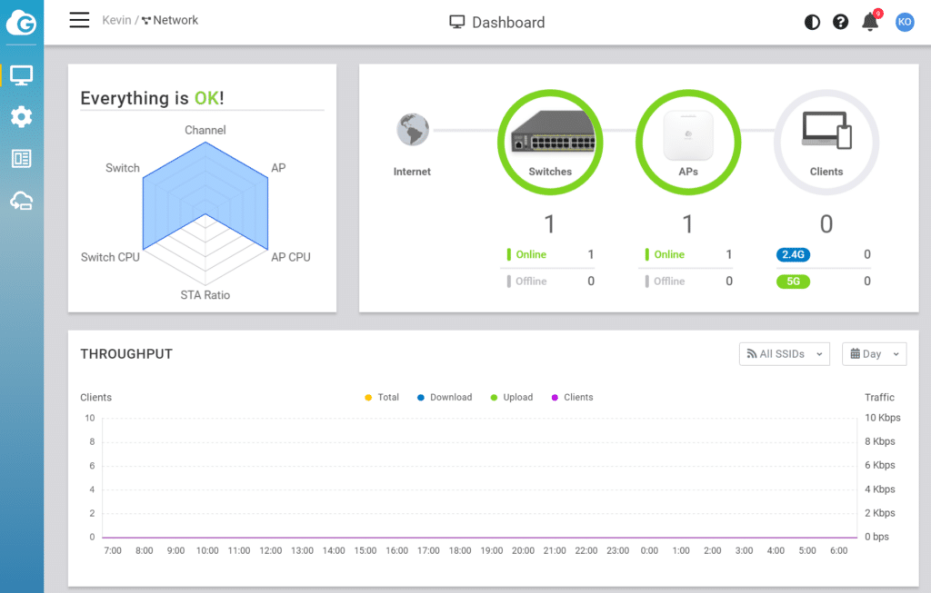 EnGenius ECS2512FP and ECW230 gui 2