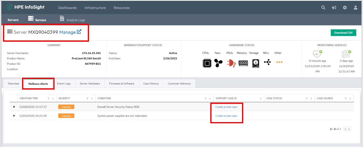 HPE Nimble dHCI info sight 4