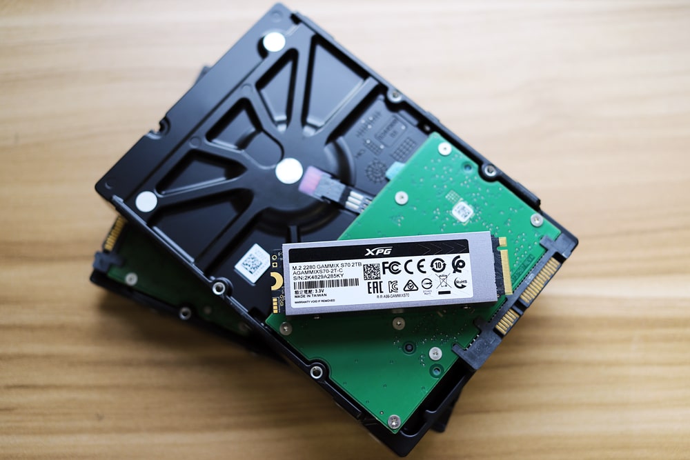 xpg gammix s70 back heatsink