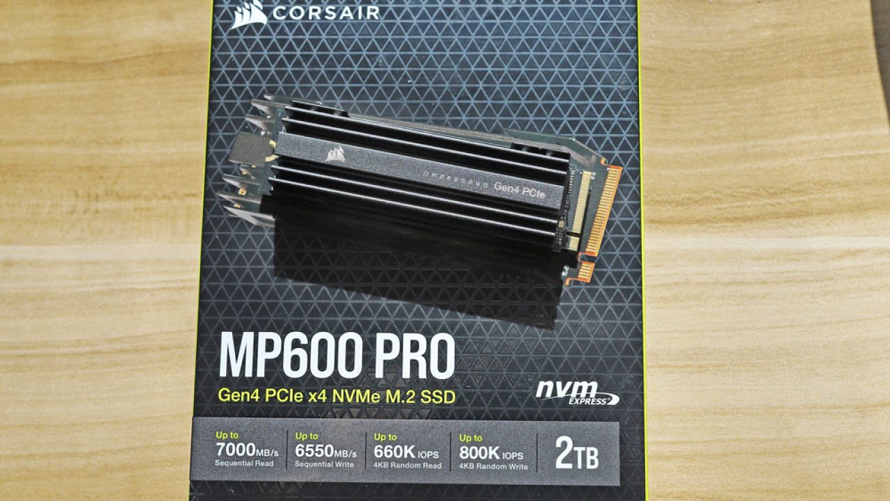 Corsair MP600 Pro M.2 NVMe SSD Review: Faster Speed, Less