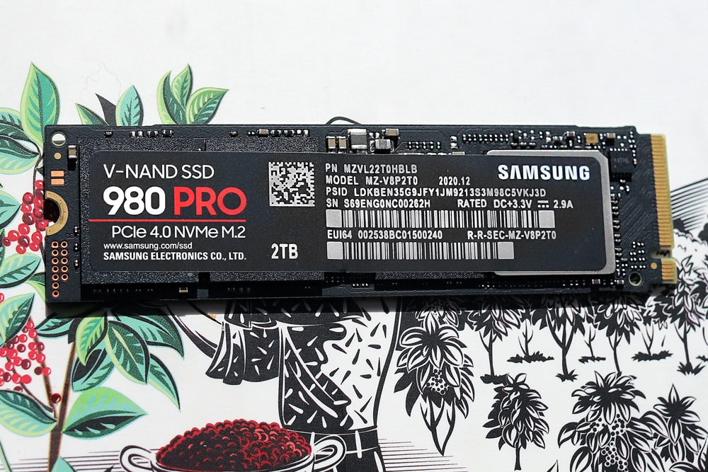 Samsung 980 Pro SSD 1TB M.2 NVMe Interface PCIe Gen 4x4 Internal