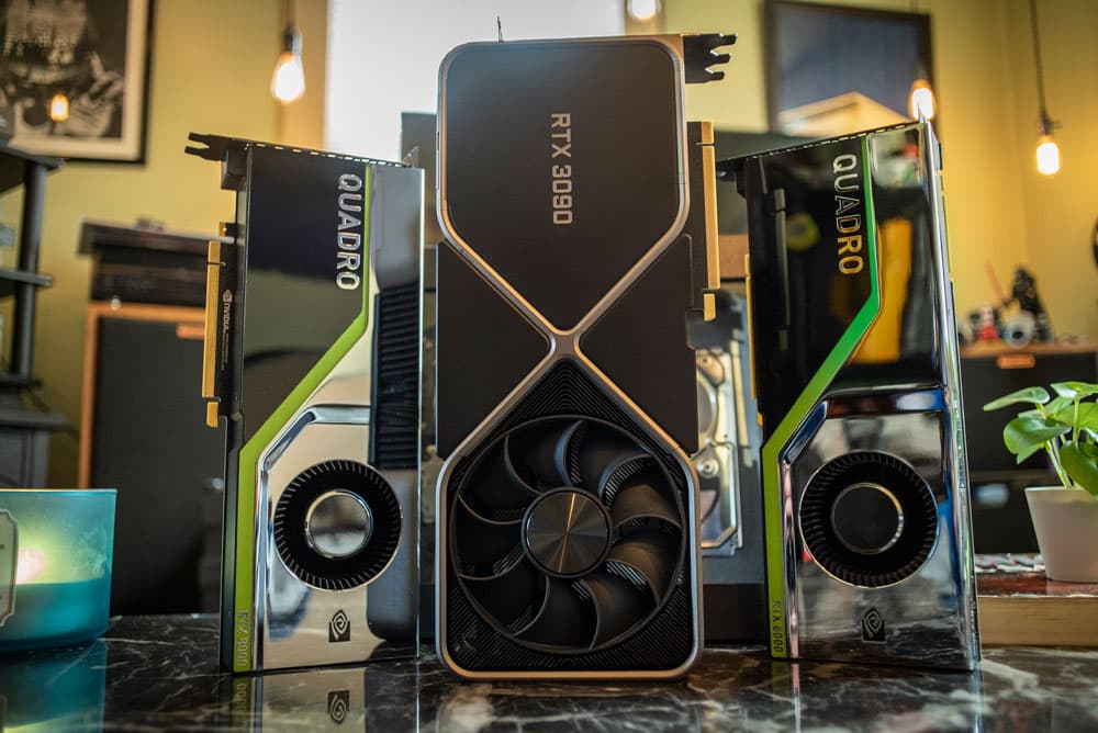 NVIDIA GeForce RTX 3090 vs Quadro RTX 8000 Creative Review StorageReview.com