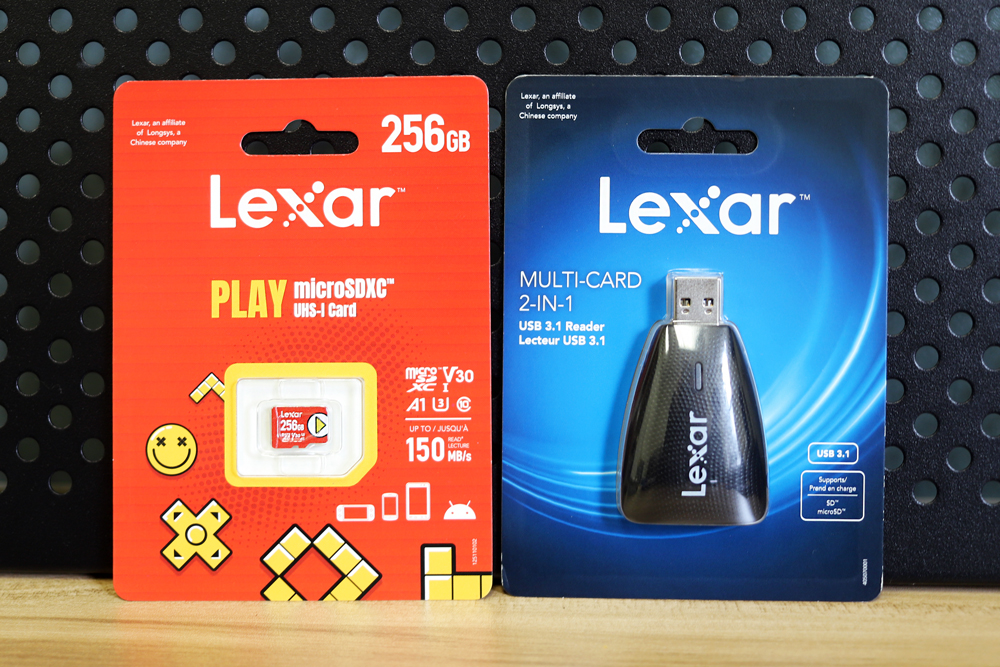 Lexar Micro Play SD and Reader Boxes