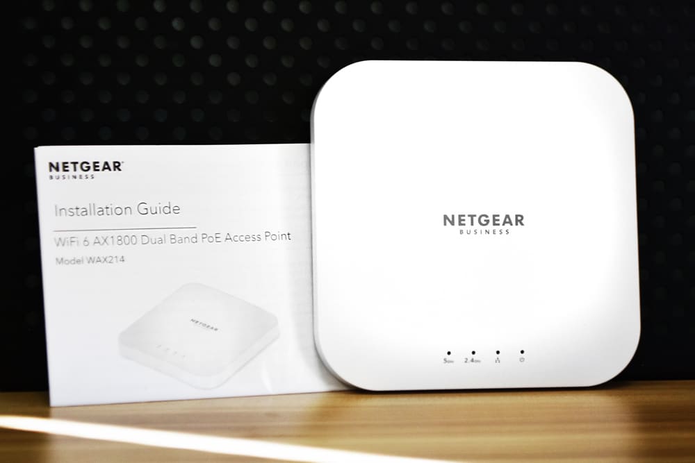 Netgear WAX214 with info