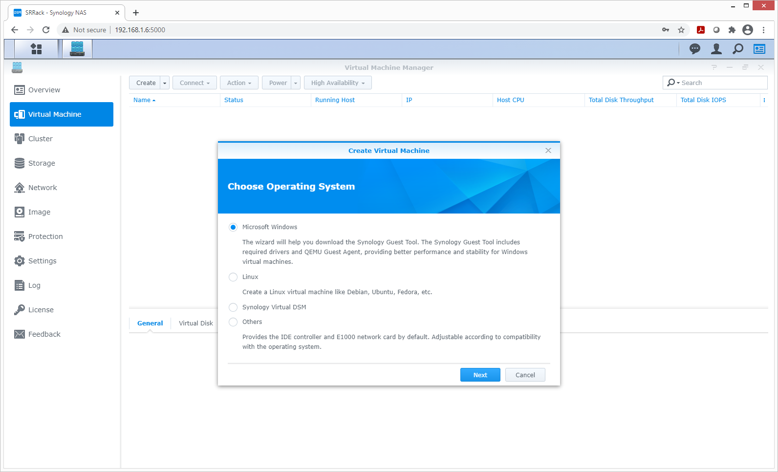StorageReview Synology VMM 2