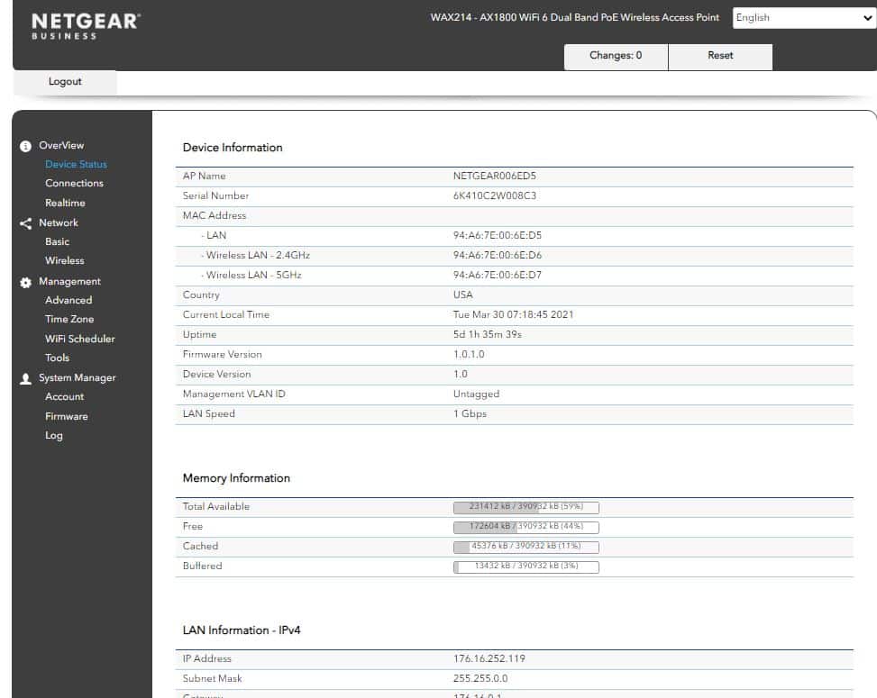 NETGEAR WAX214