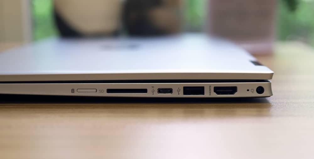 Dell Pavilion x360 side ports