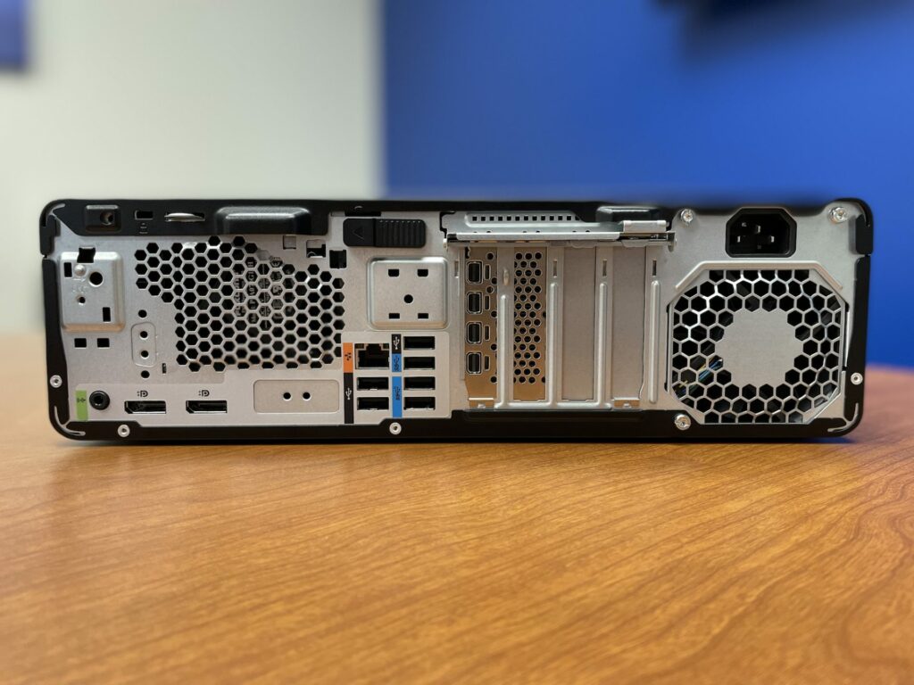 HP Z2 SFF G8 Back