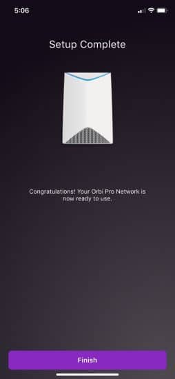 Orbi Pro WiFi 6 manage 2