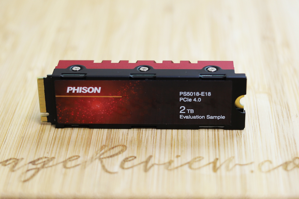 Phison PS5018-E18 SSD tray