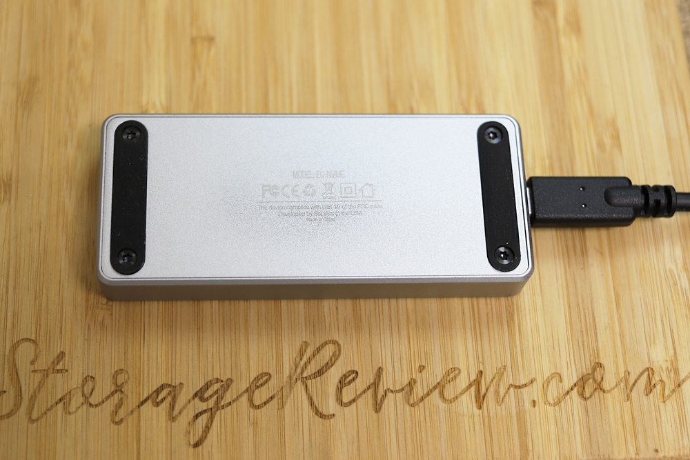 Cigent K2 Secure SSD traseiro