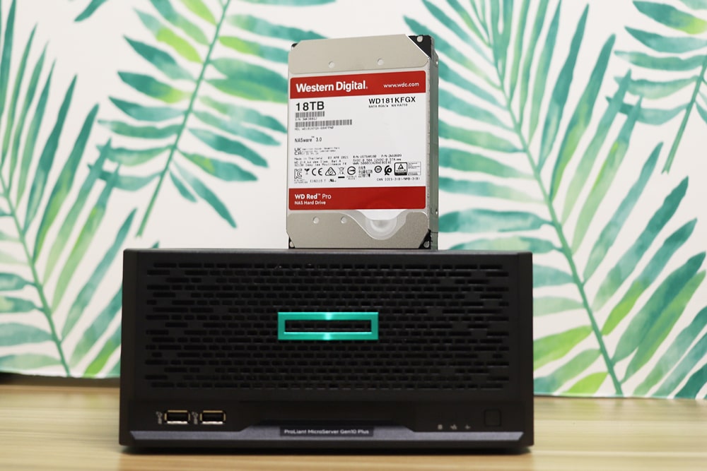 Kevin's NAS with a Western Digital Drive