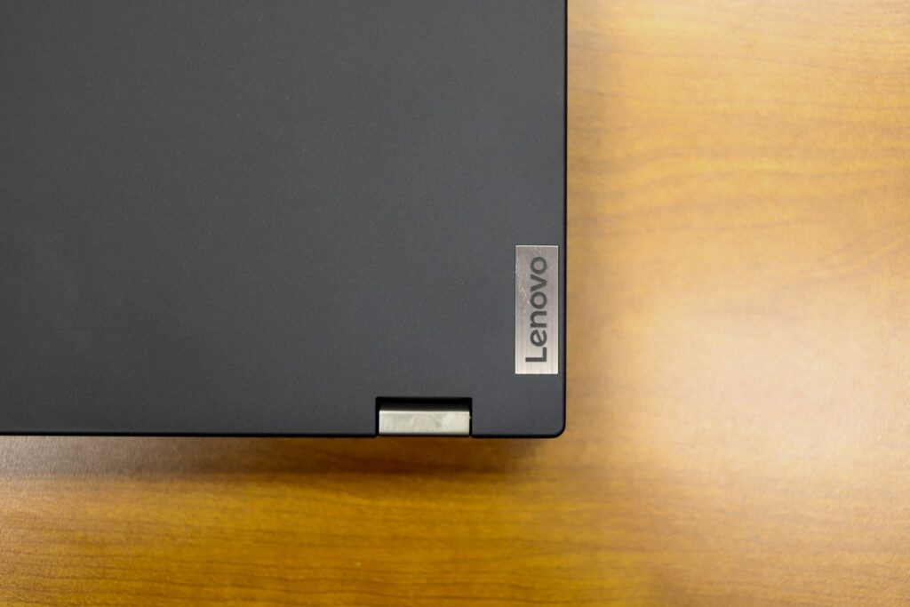 Lenovo ThinkPad P15 Gen 2 top corner view