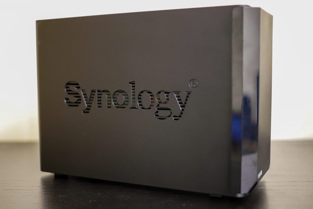 synology diskstation ds220+ angled shot