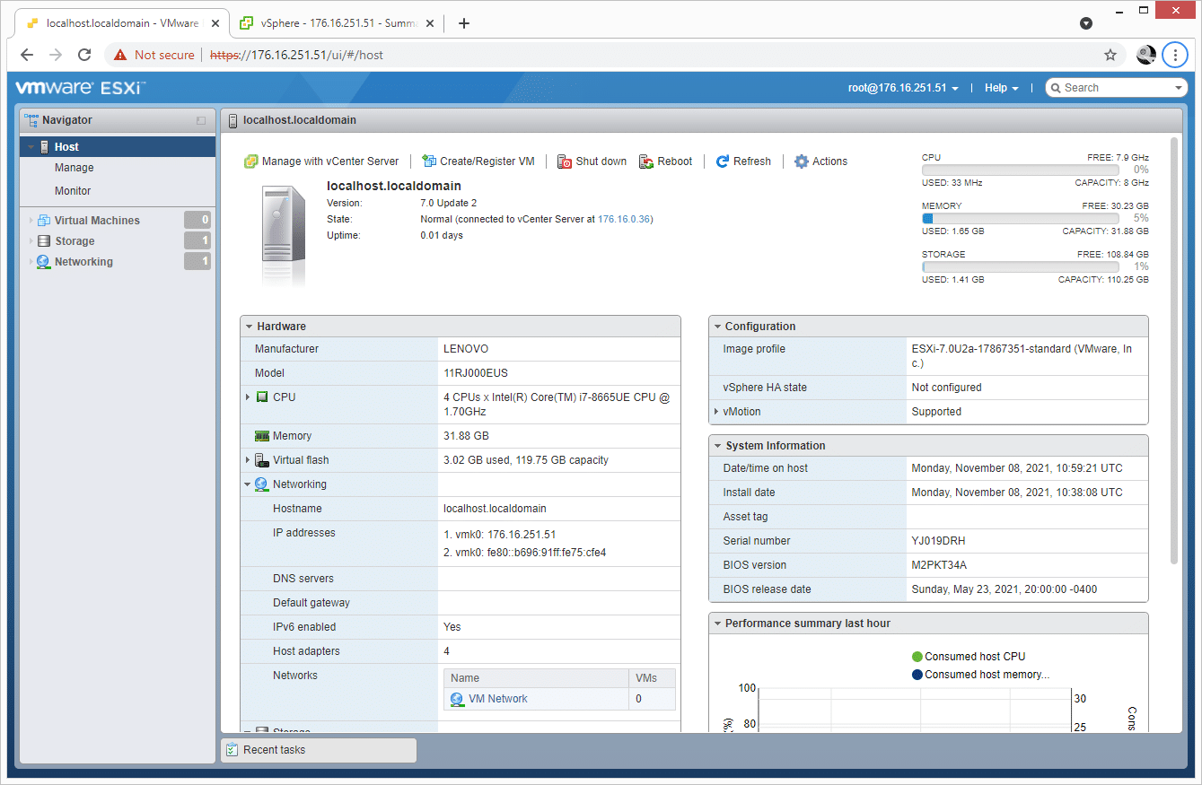 ThinkEdge SE50 VMware