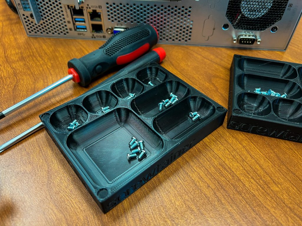 3d printed screw tray