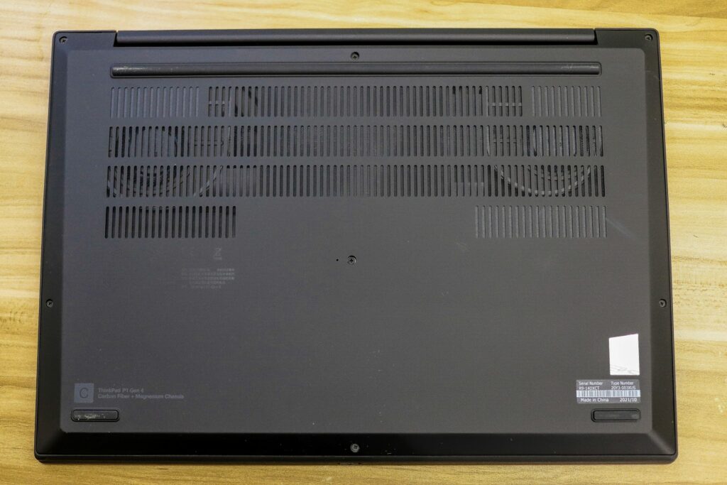 Lenovo ThinkPad P1 G4 Bottom Panel