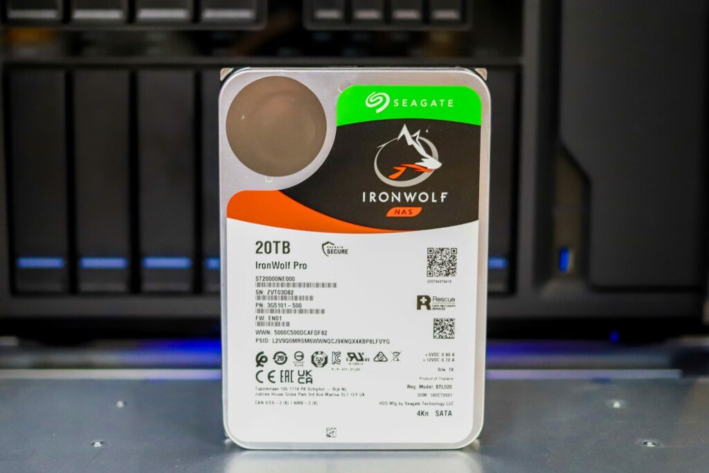 Seagate IronWolf Pro 20TB fram