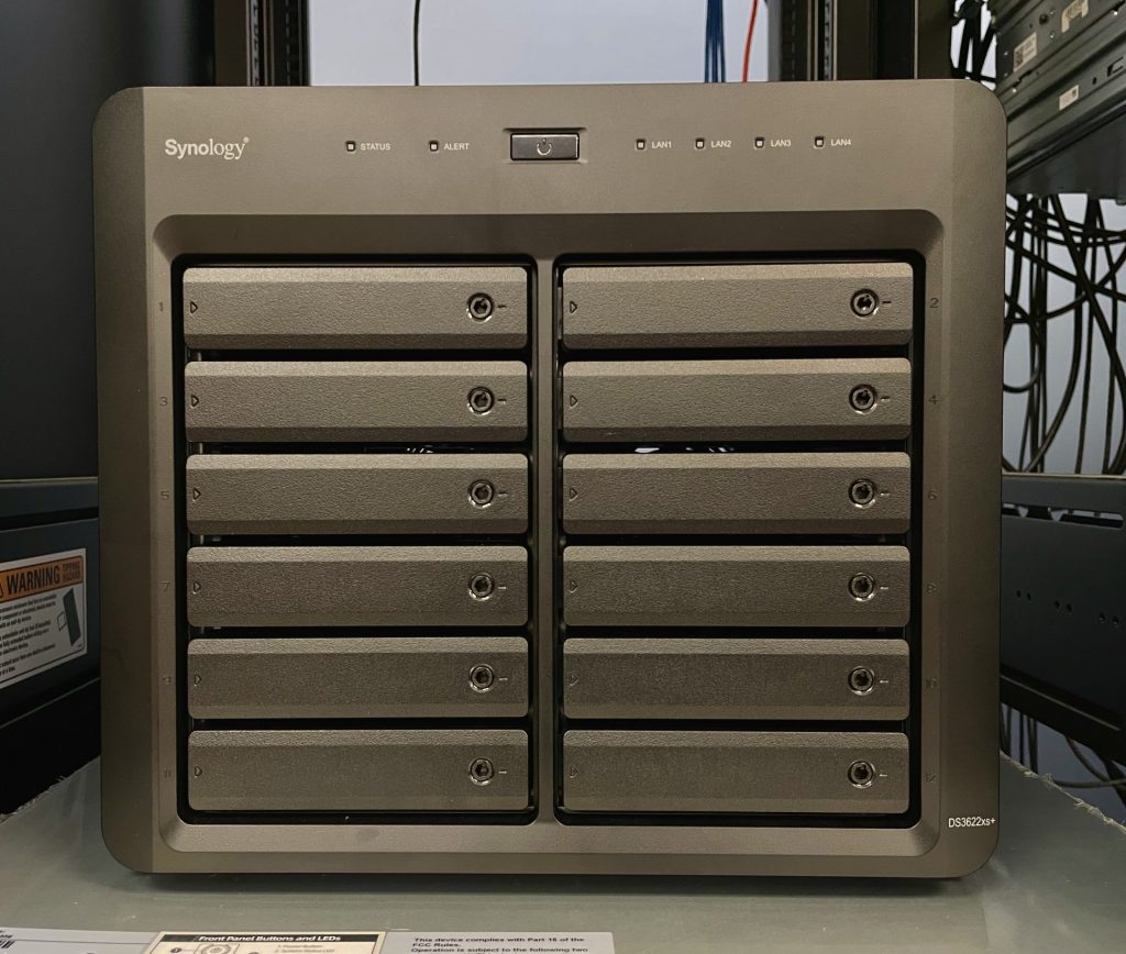 Synology DiskStation DS3622xs+ Front Bays