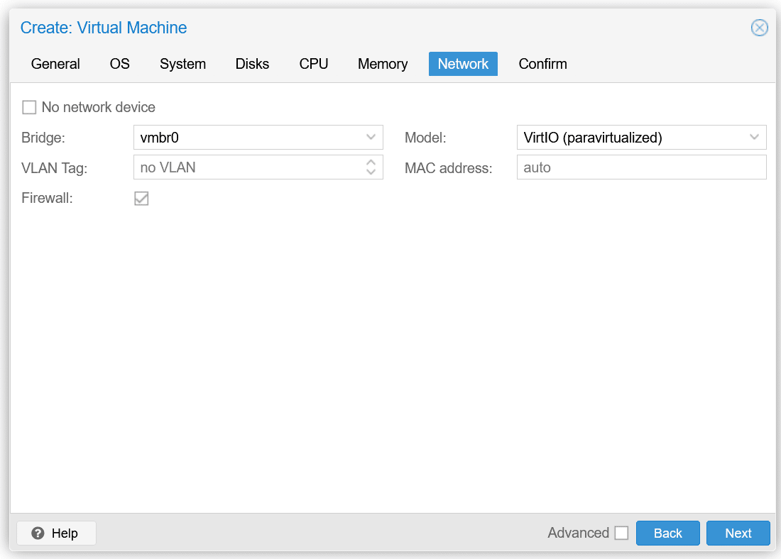 homelab proxmox netwerk maken