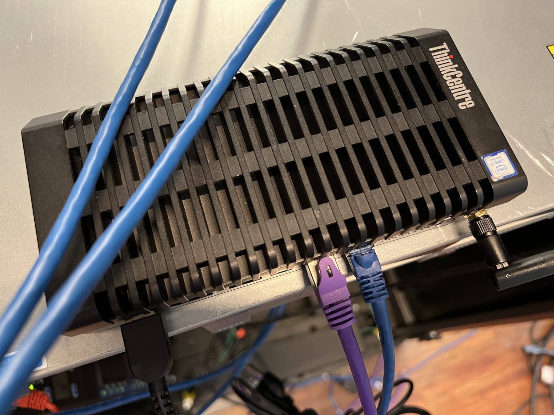 budget pfsense router top view