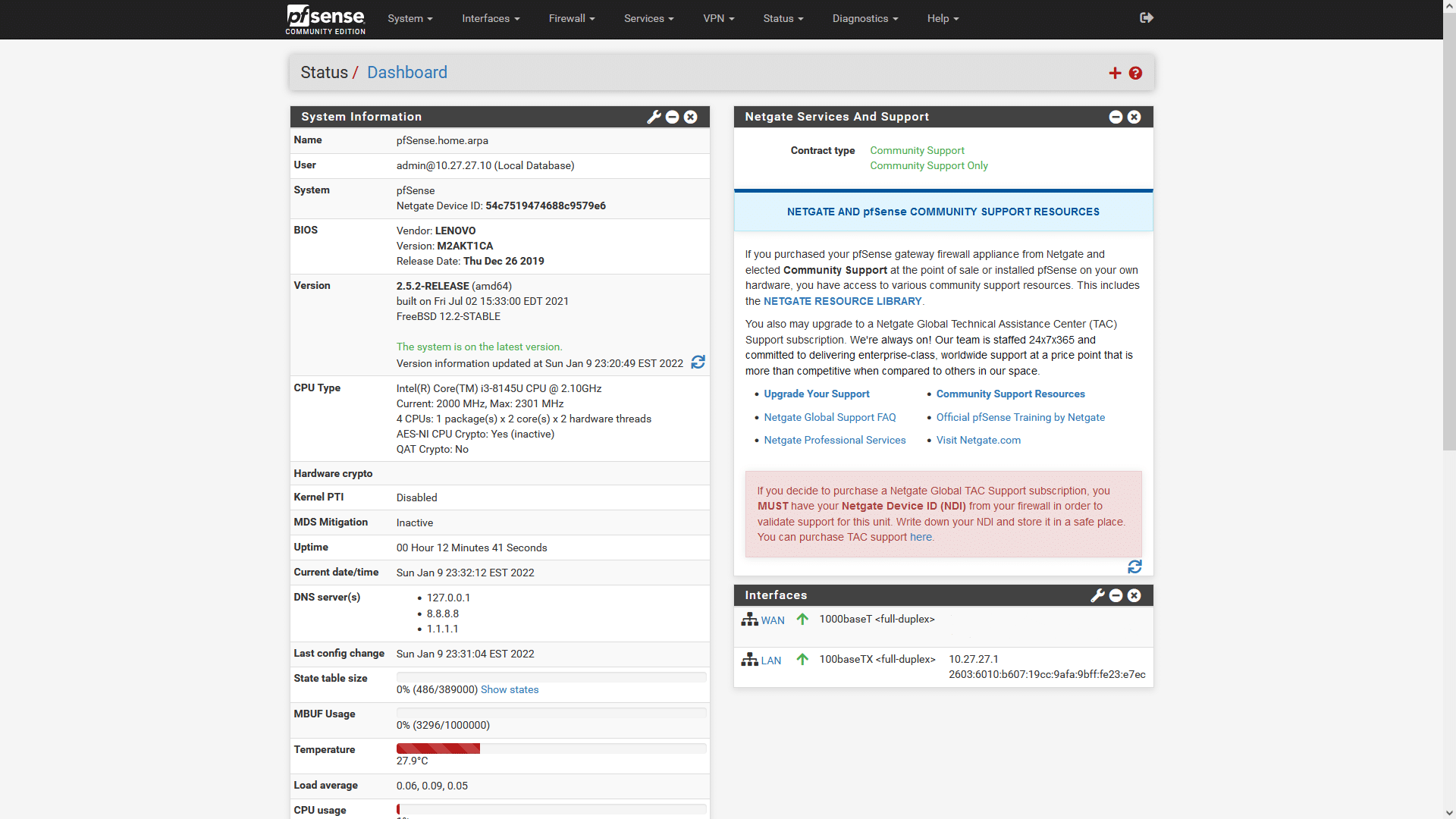 homelab pfsense-dashboard