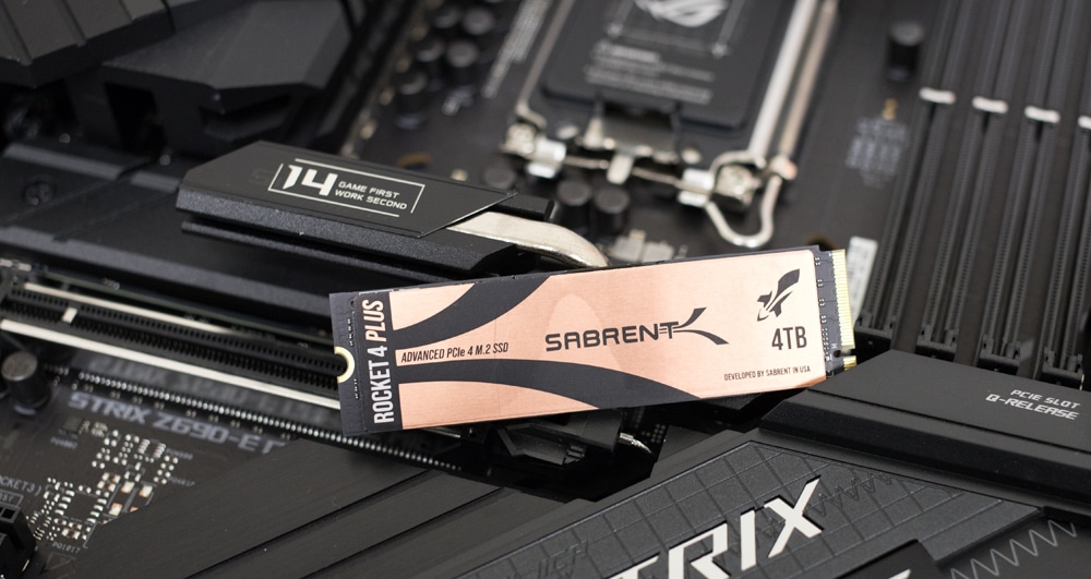 Sabrent Rocket 4 Plus Gen4 NVMe M.2 SSD Review - High Speed