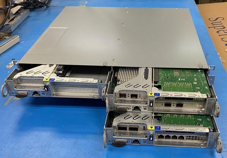 Supermicro SuperEdge nodes pulled out