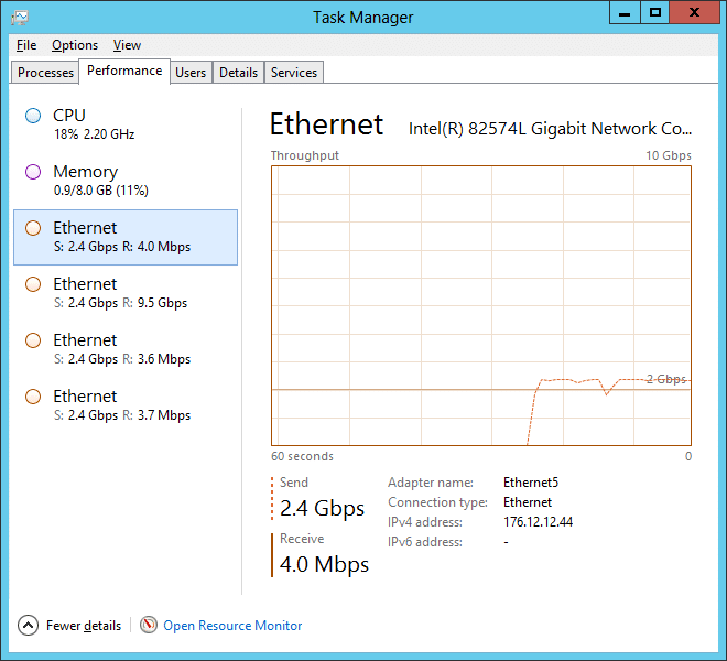 trendnet teg s750 ethernet connection