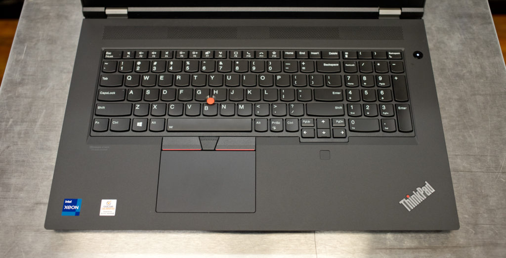 Lenovo ThinkPad P17 Gen 2 Keyboard and Touchpad
