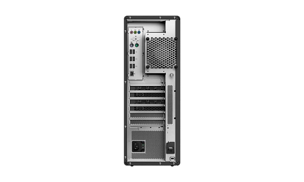 Lenovo ThinkStation P620 rear