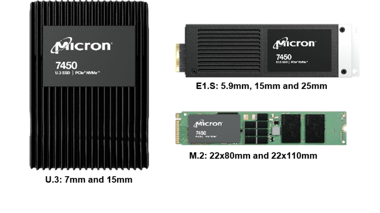 Micron 7450 PRO 960 GB Solid State Drive - M.2 22110 Internal