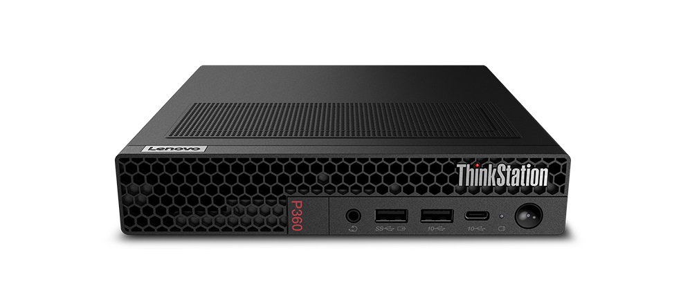 Lenovo ThinkStation P360 Tiny front