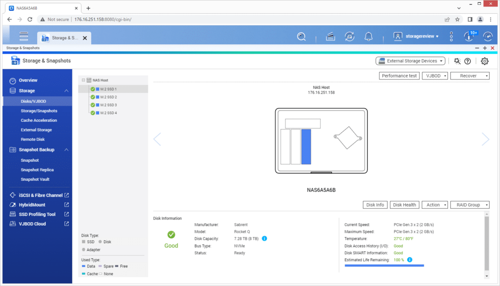 QNAP TBS-464 ultra-thin NAS supports 4 M.2 NVMe SSDs, 2.5GbE