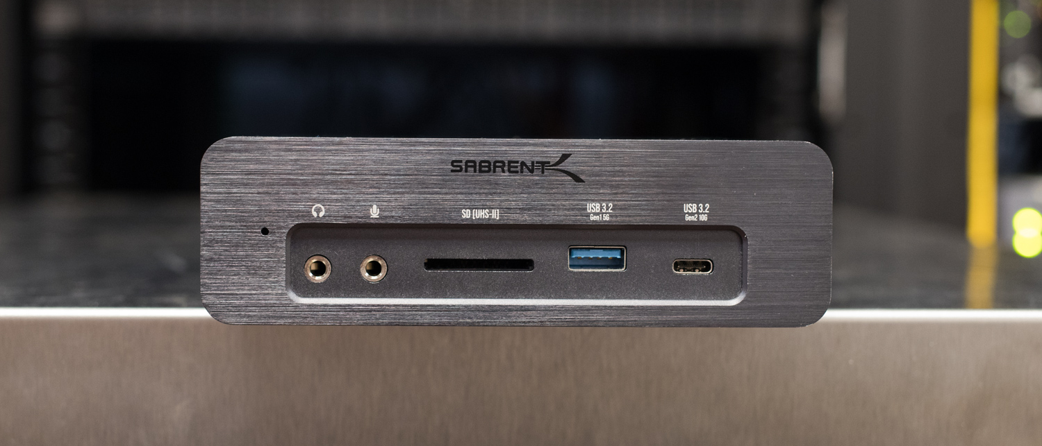 Sabrent DS-SKRT front ports