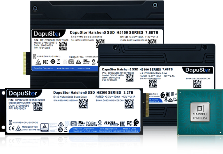 DapuStor Haishen5 SSD Family