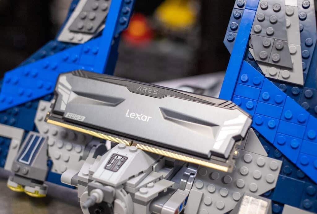 Lexar Ares OC DDR5 angle 