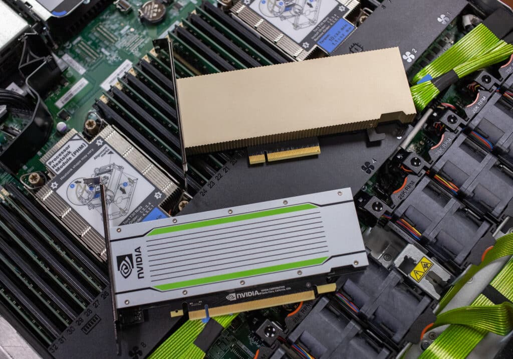 edge inferencing gpus a2 with t4