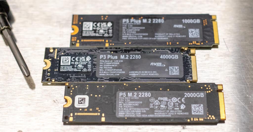 Examen du SSD Crucial P3 Plus 