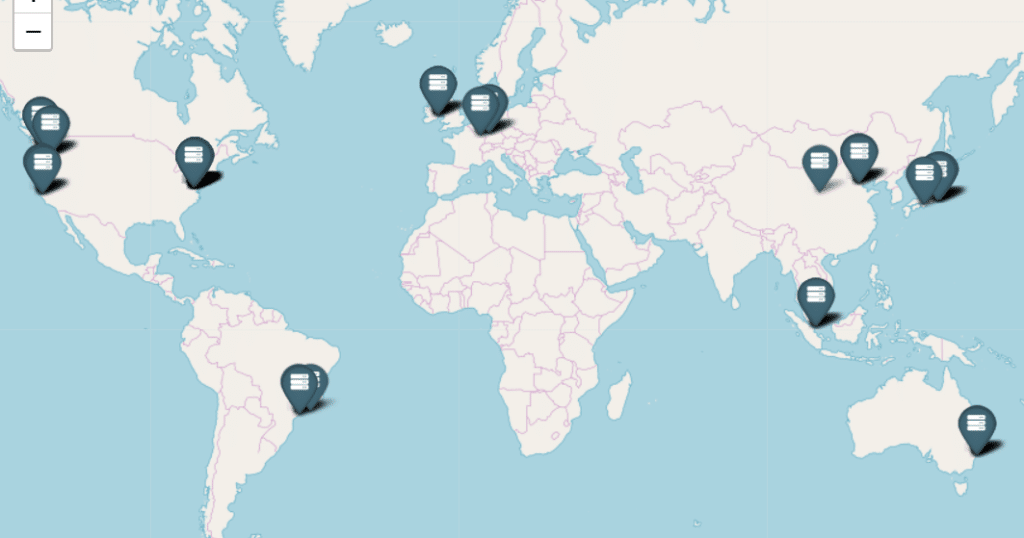 Amazon VDI vendor locations