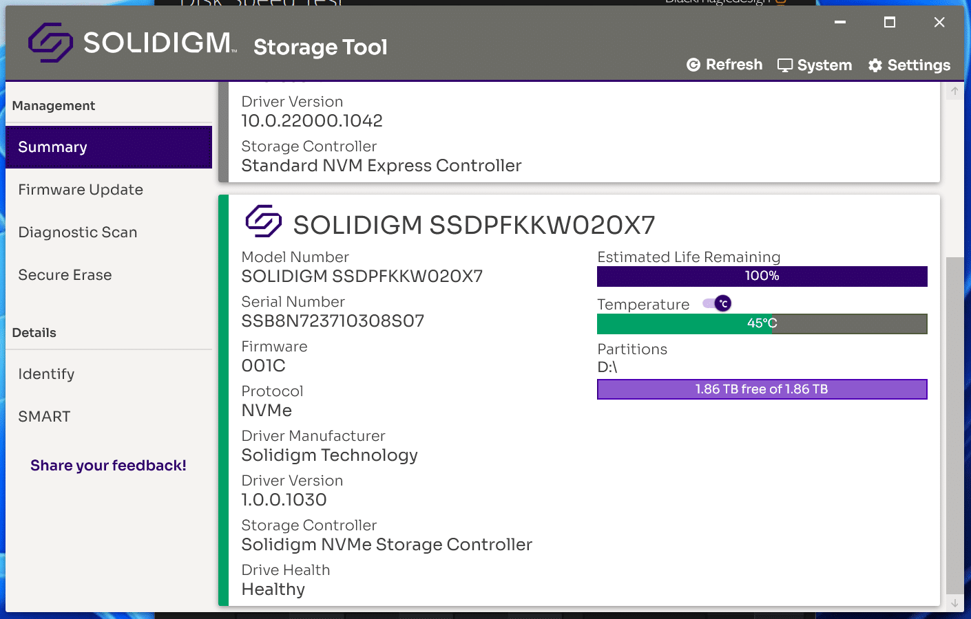 Solidigm P44 Pro 存储工具