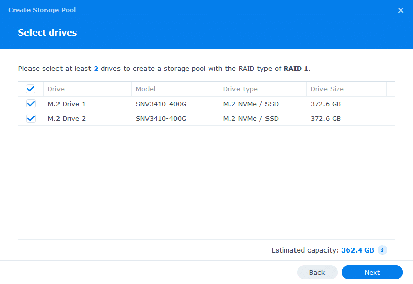 Criação de Pool de Armazenamento (Storage Pool) 