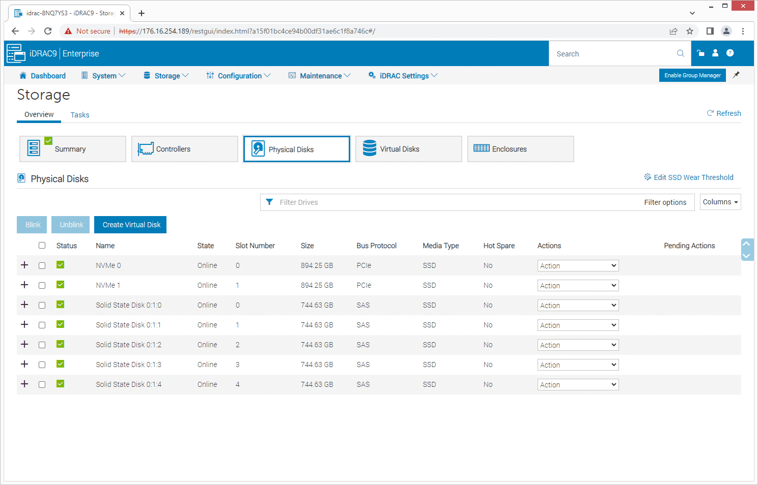 Dell PowerEdge R660 iDRAC 9 - Storage