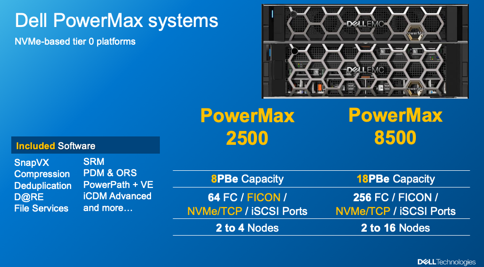 Dell PowerMax 2500 8500
