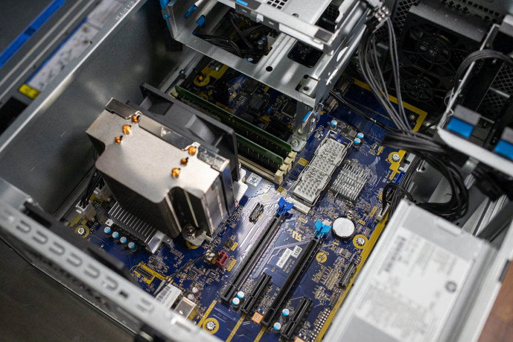 HP Z2 Tower G9 motherboard CPU and PCIe