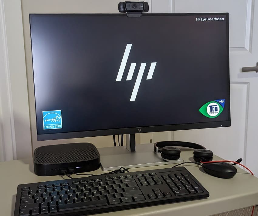 Konfigurera HP Elite t655 arbetsstation