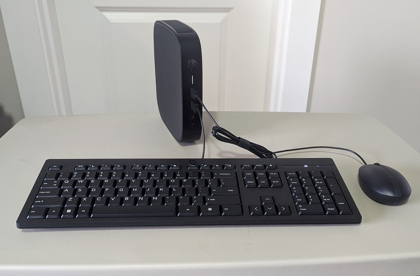 HP Elite t655 keyboard and mouse