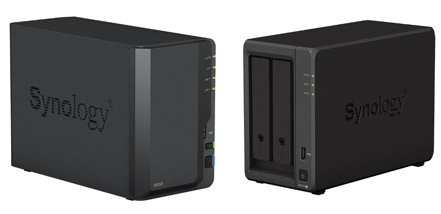 Synology DS223 and DS723+ NAS