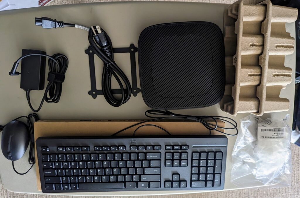 HP t655 Thin Client-Tastatur und -Maus