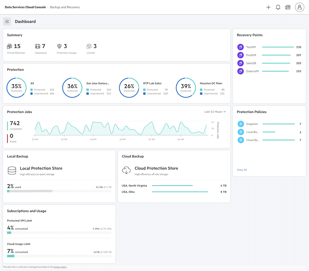 HPE GreenLake Protection Services